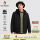 冬季 暇步士男装 保暖鹅绒外套连帽羽绒服风衣 一衣多穿