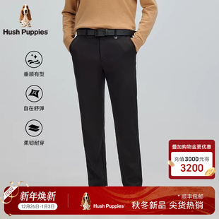 梭织弹力直筒裤 秋动季 暇步士垂坠感商务休闲长裤 子男 含山羊绒