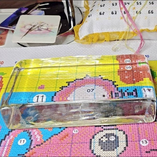 压布砖十字绣水晶玻璃砖5斤包邮