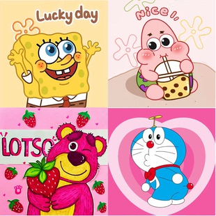 儿童十字绣猫咪可爱卡通小件手工简单线绣小幅挂件初学者新手刺绣