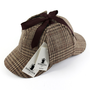 正品 猎鹿帽福尔摩斯帽子皮卡丘侦探帽卷福Sherlock 神探夏洛克同款