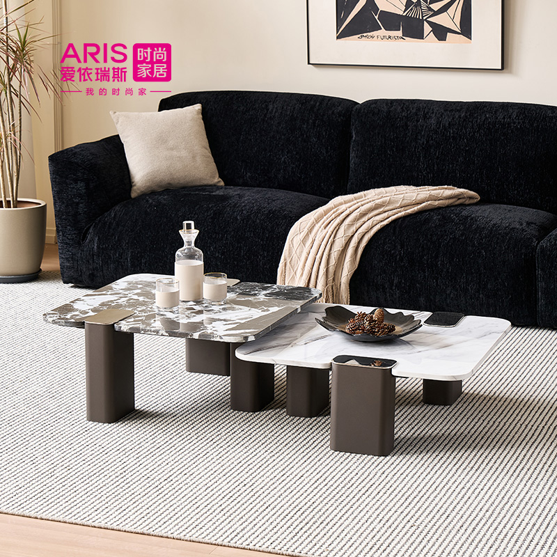 轻奢简约理石客厅家用