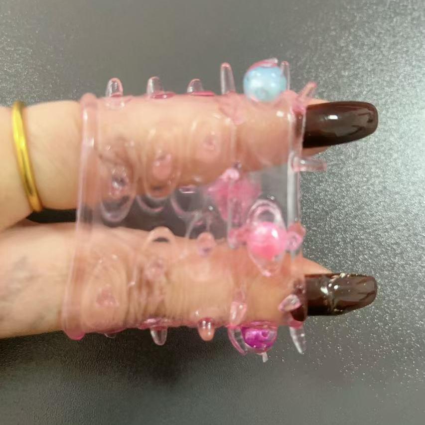 爆款强推大颗粒毛刺带珠解压大珠子硅胶球创意减压12珠龙珠水晶