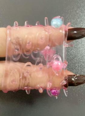 爆款强推大颗粒毛刺带珠解压大珠子硅胶球创意减压12珠龙珠水晶