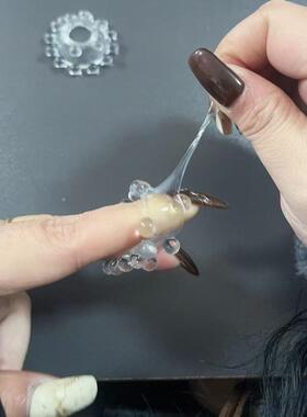 DIY爆款18珠双层珠软珠解压球外挂硅胶球发泄创意减压球龙珠入珠