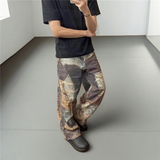 美式复古3D数码喷墨印花牛仔裤男女痞帅直筒阔腿裤G2710-P78，男装牛仔裤，星座814-1（原电商B253-1）