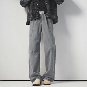 美式cleanfit弯刀工装裤男高街多口袋阔腿长裤G3237-P65图片