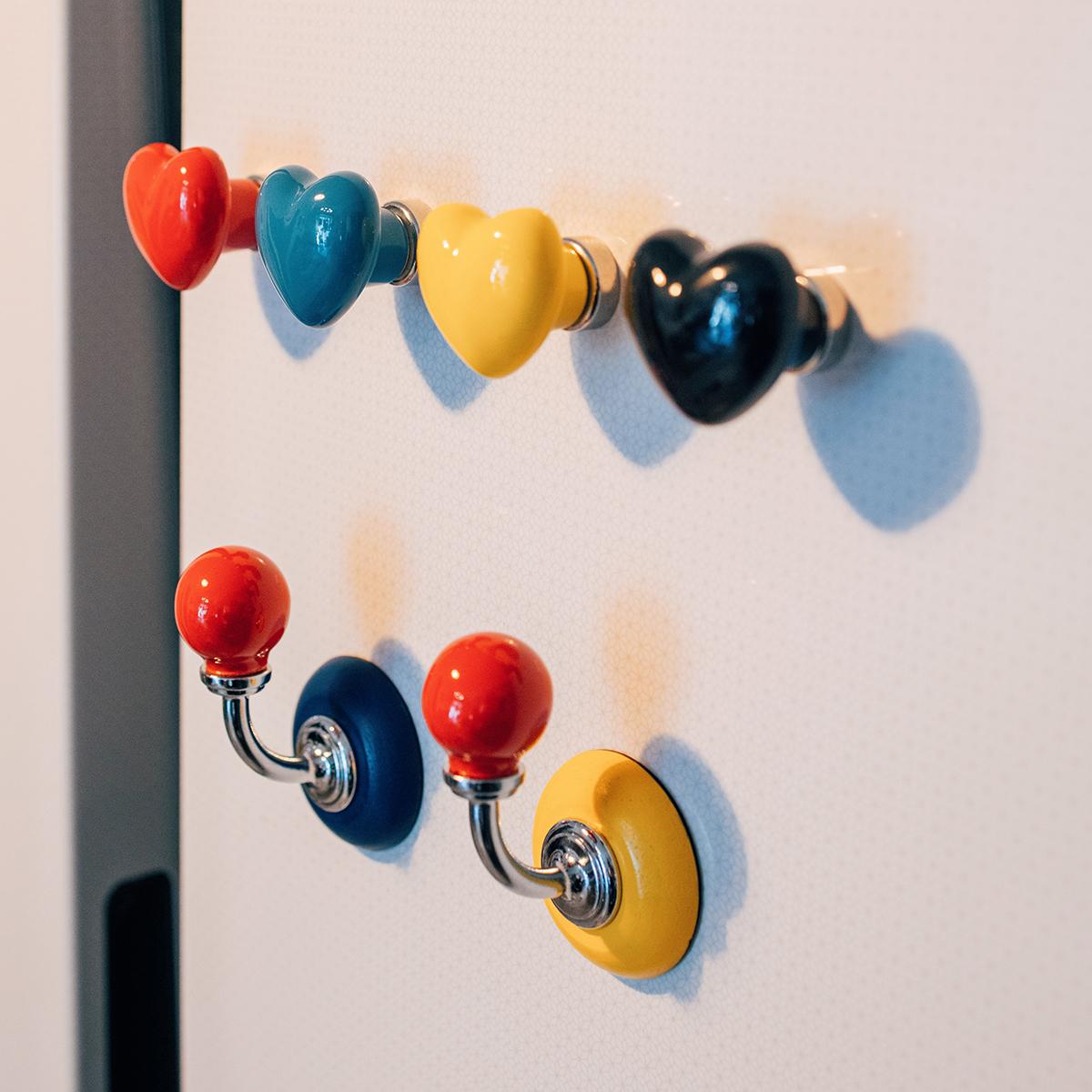 半宅多巴胺彩球磁吸陶瓷冰箱挂钩