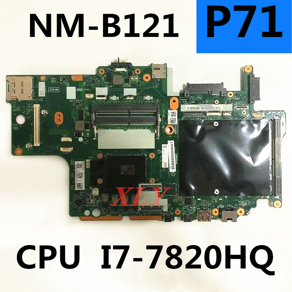 lenovo/联想 thinkpad  p71 笔记本主板  nm-b121 i7-7820hq cpu