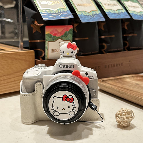 适用于佳能R50V保护套m50底座R50相机包200D二代皮套R10R100配件