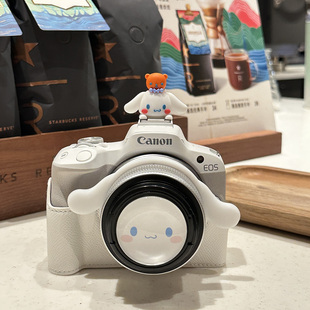 适用佳能R50V保护套V1底座R50相机包PowerShot V1皮套R10R100配件