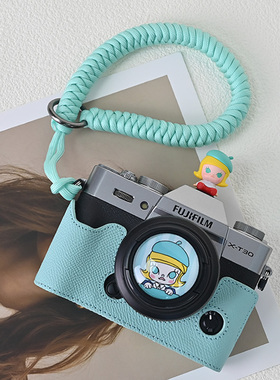 适用富士XT5相机包XT50壳XM5真皮XS20保护套XT30IIX100VI皮套配件