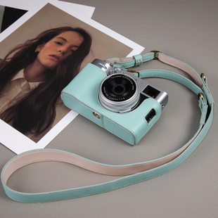 适用富士X100Vi保护套X100V X100TX100S相机包微单皮套底座壳配件