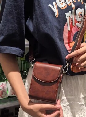 CCD相机包适用佳能G7X3G7X2索尼RX100M8M7皮质保护套皮套斜挎肩带