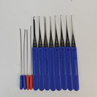 正品带编号钥匙柄断了取出工具取断器钩钥匙神器12件套钩子设备的