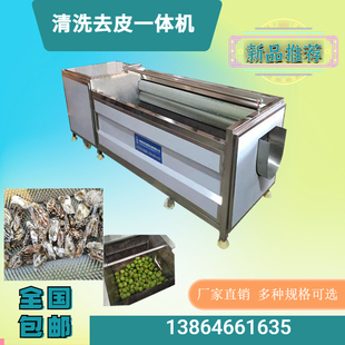 商用猪蹄清洗设备青萝卜清洗去泥机 马步鱼去鳞机芋头毛 辊清洗机