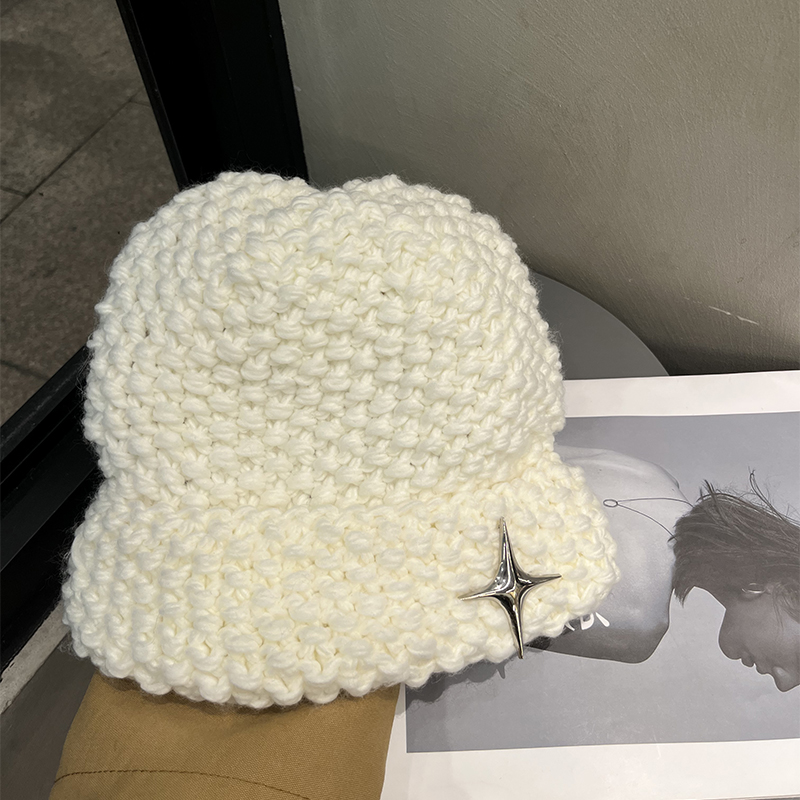 针织毛线帽多巴胺秋冬新款保暖