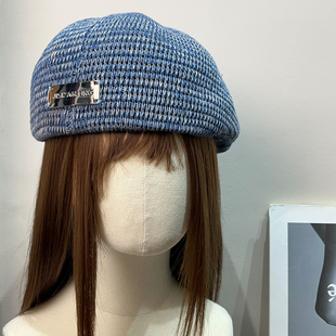 日系复古反戴贝雷帽女春夏百搭显脸小英伦风报童帽文艺画家帽子潮