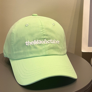 大头围韩版 百搭字母刺绣棒球帽女春夏加深显脸小遮阳鸭舌帽子男潮