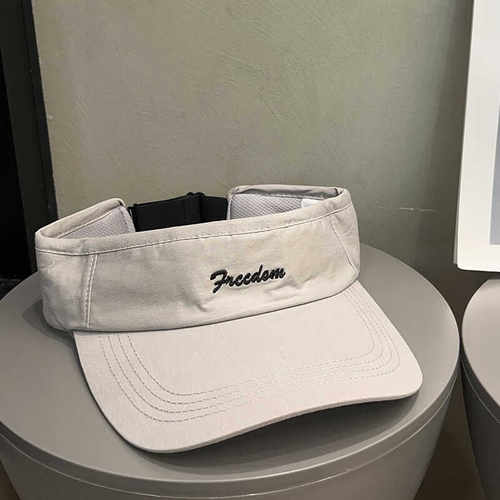 户外跑步遮阳帽子大头围防晒字母