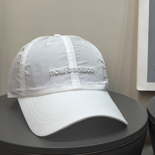 大头围复古反光色速干棒球帽女春夏轻薄防晒户外遮阳字母鸭舌帽子