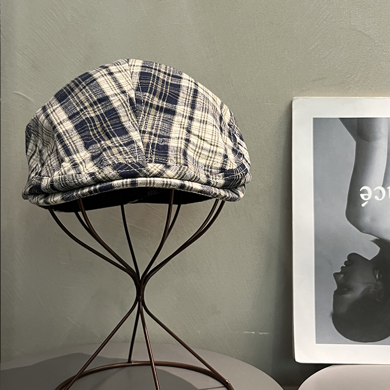 休闲贝雷帽子大头围文艺日系春夏