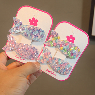 儿童发饰鱼尾女童刘海头饰可爱公主风发卡发夹宝宝韩式 碎发BB夹