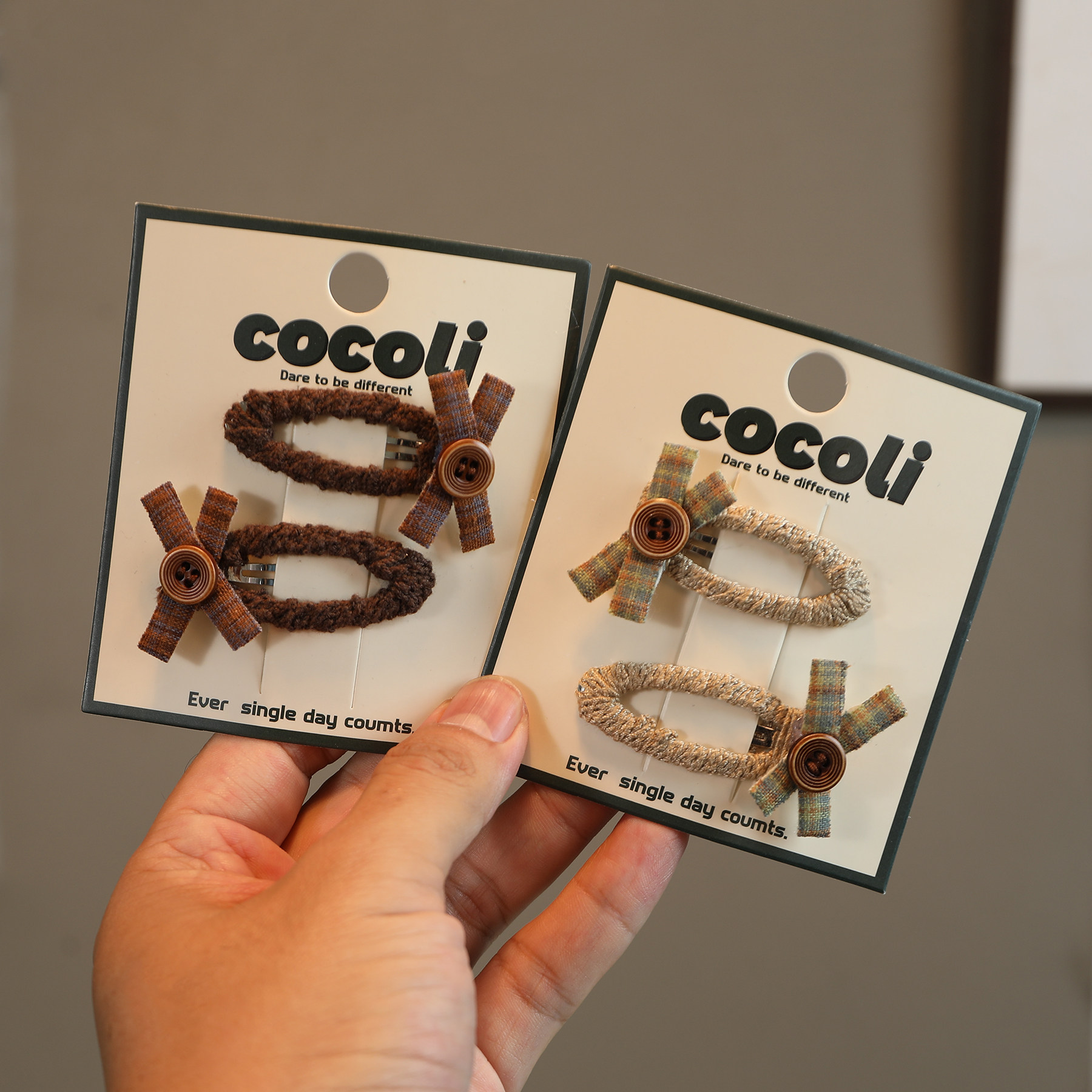 儿童早秋发饰可爱布艺发夹女童刘海碎发夹宝宝侧边刘海夹头饰发饰