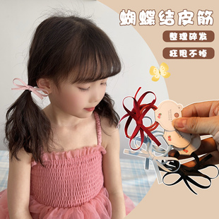 儿童韩版发绳发圈女童新款扎啾啾头绳皮筋蝴蝶结韩版扎发皮筋发饰