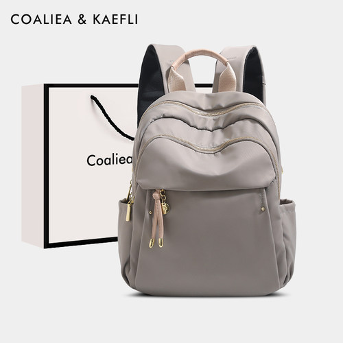 官网COALIEA&HAEFLI防水双肩包女