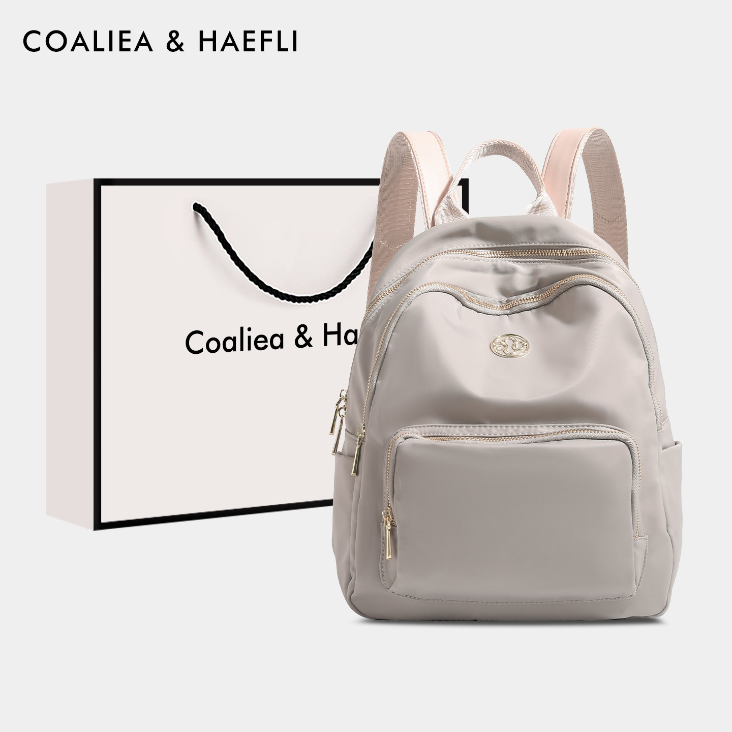 香港品牌防水牛津布双肩包女士2026新款学生旅行书包时尚通勤背包