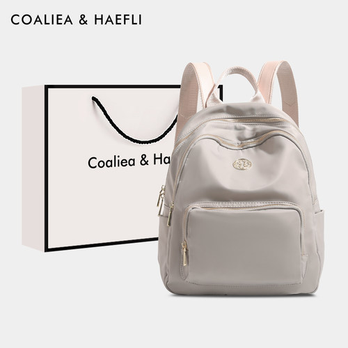 官网COALIEA&HAEFLI防水双肩包女