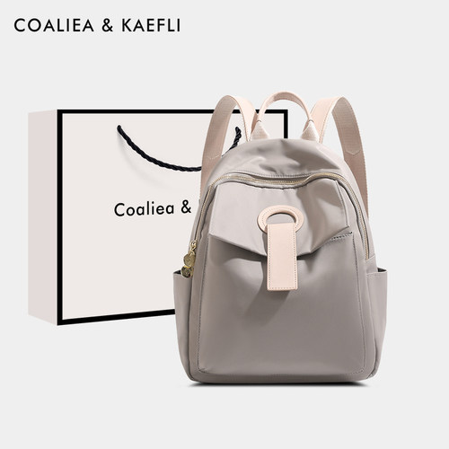 官网小c&k防水旅行背包双肩包女