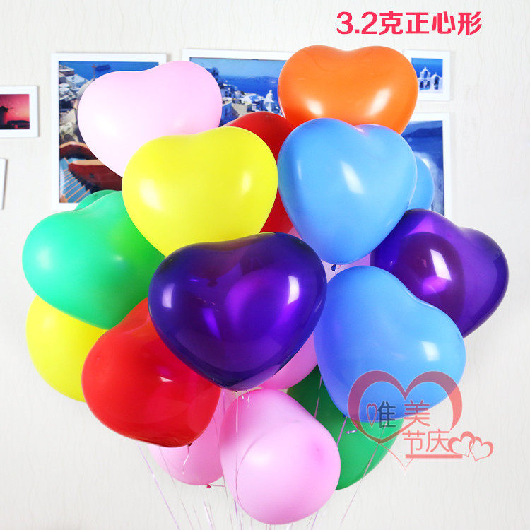 亚光加厚12寸仿美心形乳胶汽球 儿童宝宝生日派对装饰布置气球在类目 节庆用品/礼品, 气球/飘空气球, 气球中 - 来自Buy2taobao.com提供专业的淘宝代购服务