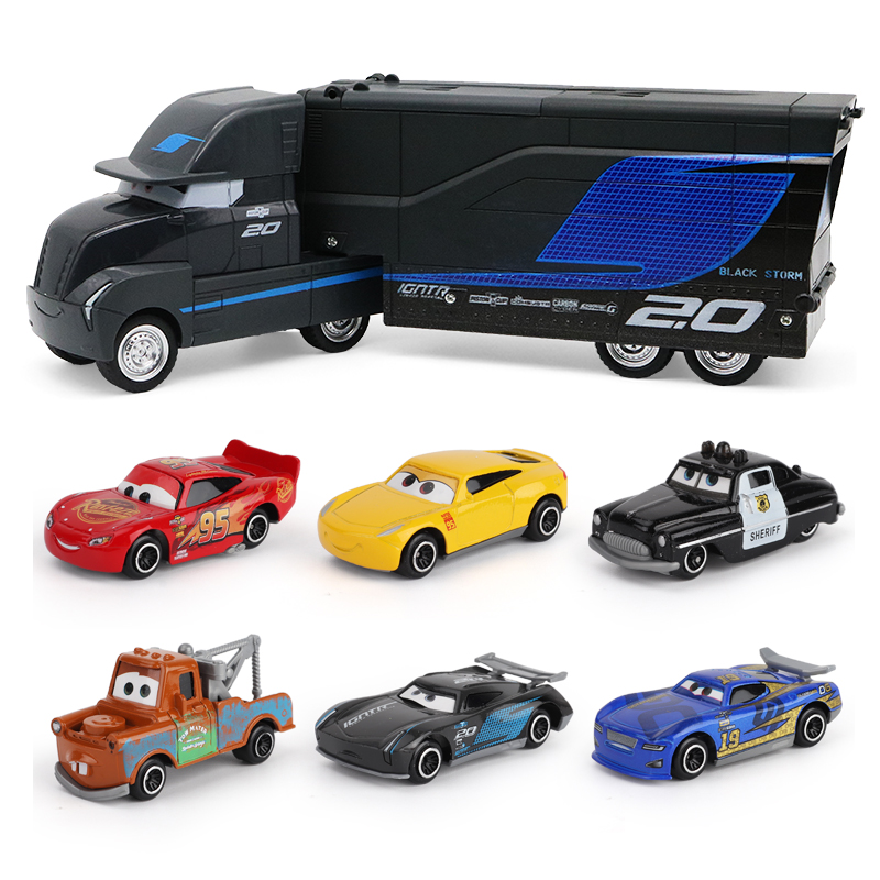 赛车总动员迷你闪电风暴玩具模型