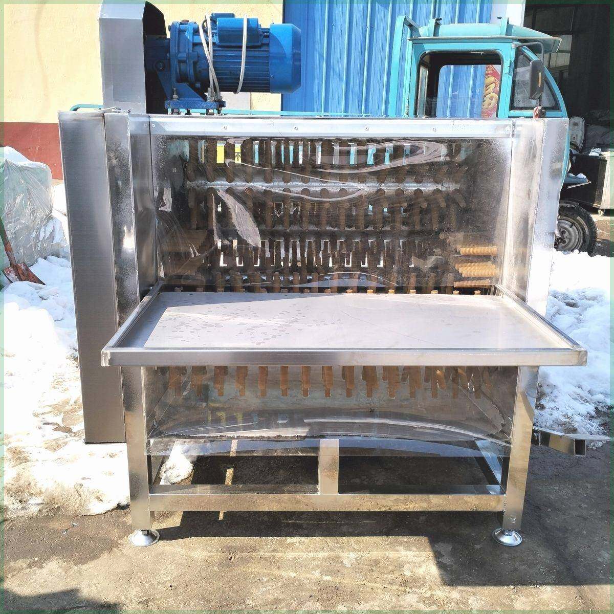 小型家禽脱毛机专用全自动鸡鸭拔毛机打毛机器加厚不锈钢坚固耐用