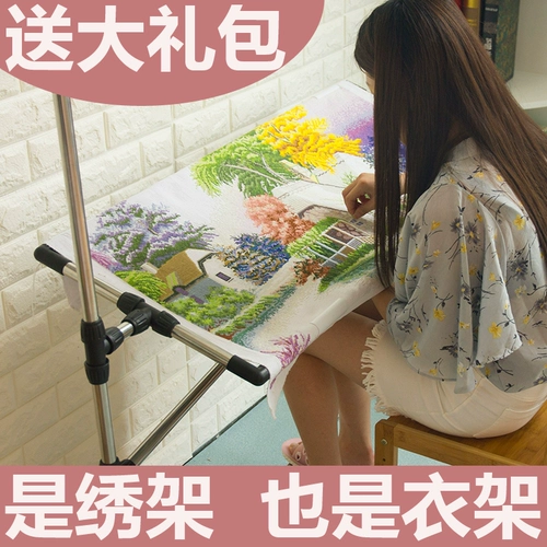 Регулируемая вышивательная вышиваемая рама с поперечной вышивкой из нержавеющей стали.
