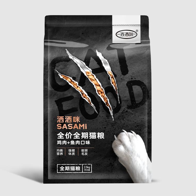 贵族洒洒咪猫粮全价全期成猫幼猫通用鸡肉鱼肉味10kg