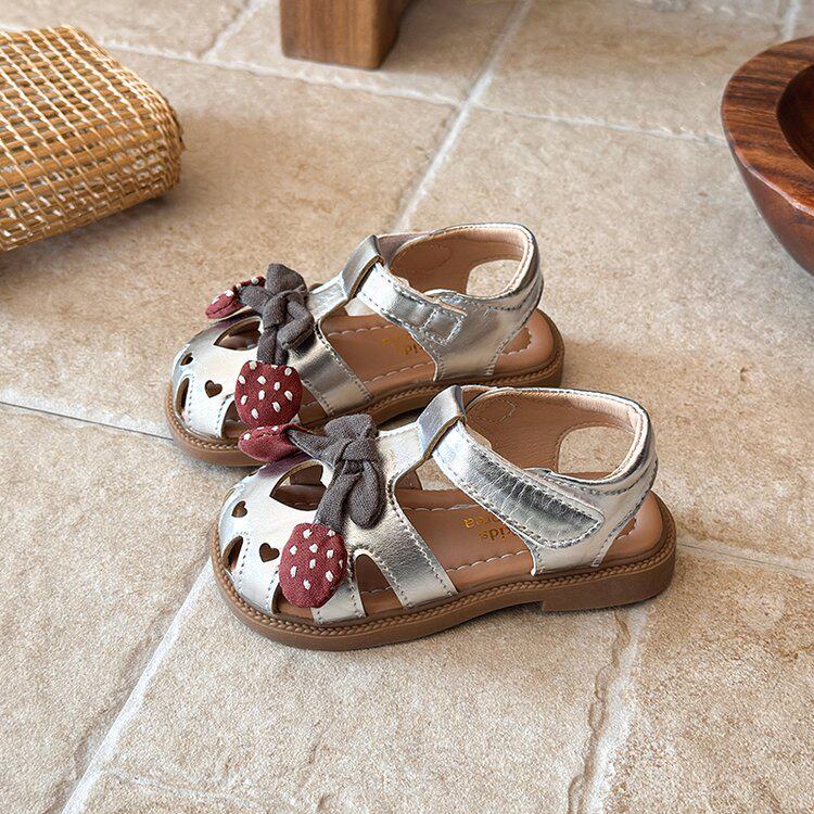 2026春季新款包头韩版凉鞋童鞋女童3-12岁