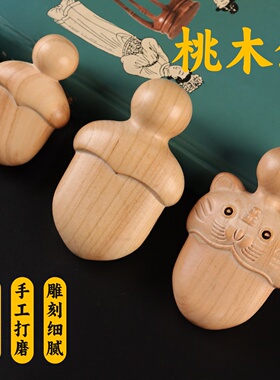 桃木虎头剑肥剑胖剑宝宝挂件钥匙扣小李肥刀网红景区爆款工厂批发
