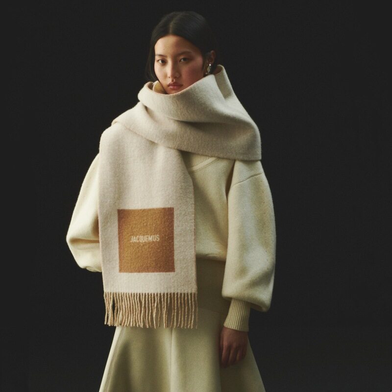 Jacquemus2025新款羊毛围巾