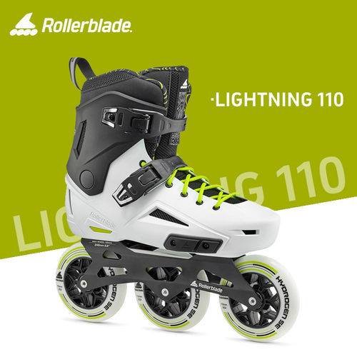 柚子轮滑Rollerblade Lightning 110闪电大三轮滑鞋休闲刷街溜冰