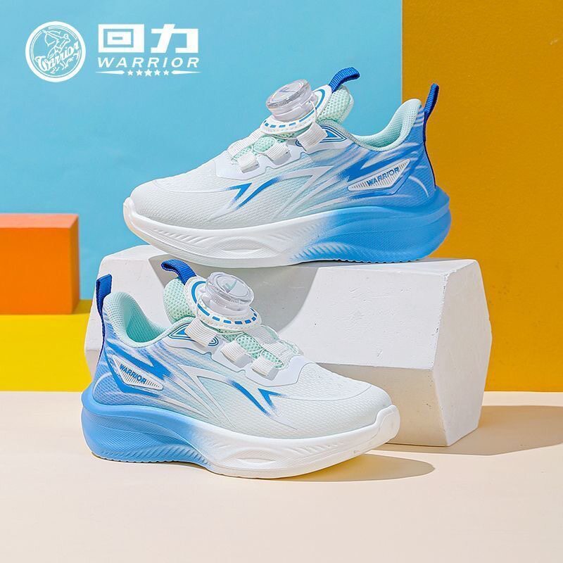 回力童鞋中大童纽扣运动鞋2026春季新款男童轻便跑步鞋女孩休闲鞋