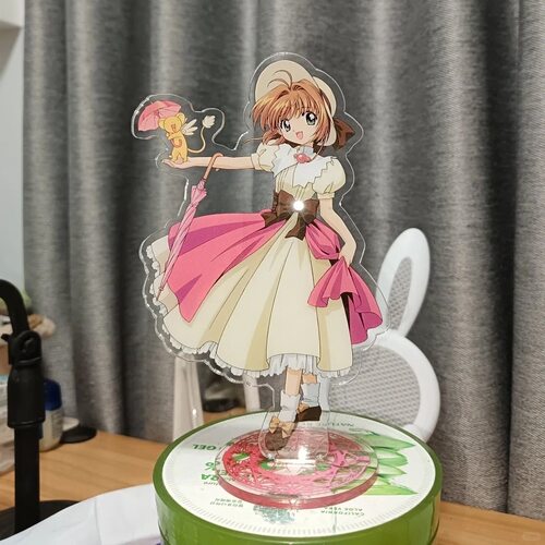 魔卡少女小樱雨伞亚克力立牌摆件