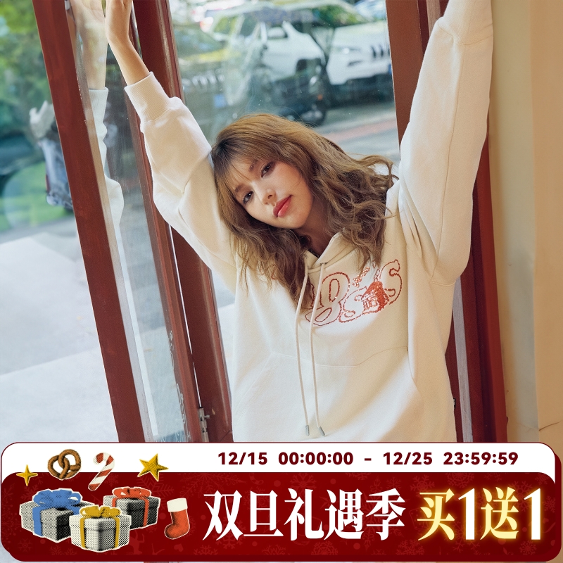 【呜嘟呜嘟联名】WHOOSIS 碱水面包系列帽衫卫衣秋季限量男女潮