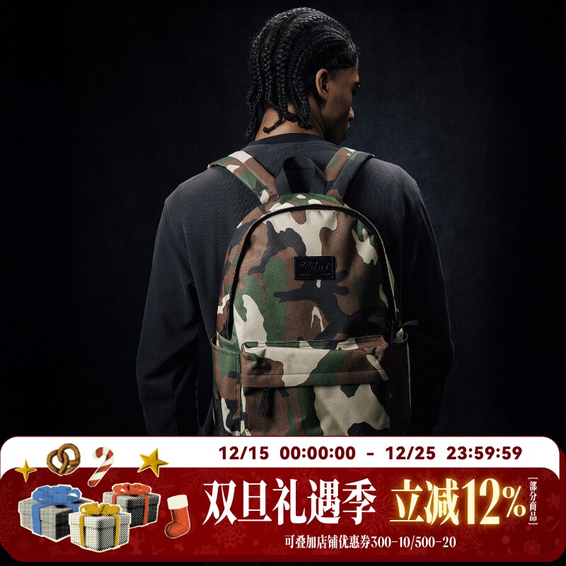 WHOOSIS（不知其名）多色基础皮牌双肩包电脑包校园背包学生男女