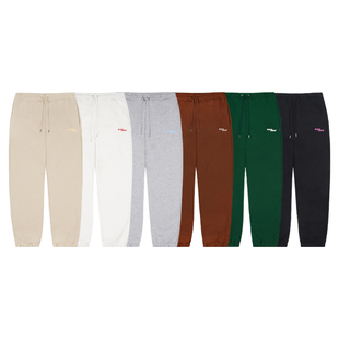男女休闲宽松国潮长裤 WHOOSIS 8字logo基础卫裤 经典 秋 不知其名