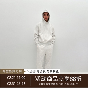 口粮单品宽松cleanfit松紧男女 刺绣logo卫裤 WHOOSIS 不知其名