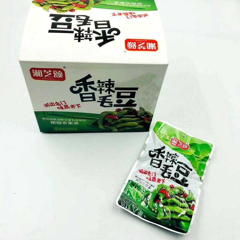 湘芝颂香辣毛豆30g*30包湖南益阳特产酱卤下饭菜素食麻辣熟食小吃