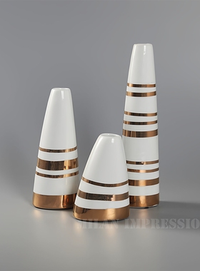 新中式风陶瓷售楼处家具展厅花器